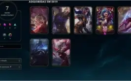 Conta Lol / Diamante 3 na season passada / 53 Champions