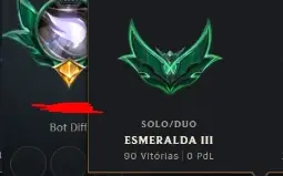 Conta lol esmeralda 3 + muitas skins