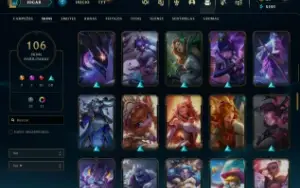 Conta League of Legends 106 skins, Ouro I