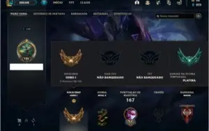 Conta ouro 1 com 48 Champs e 38 Skins