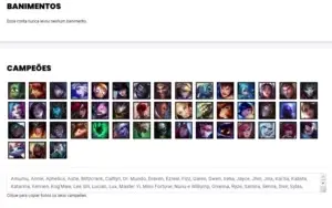 Conta ouro 1 com 48 Champs e 38 Skins