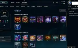 conta league of legends skin vitoriosa graves e oriana
