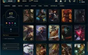 Conta bronze 4 com 85 Champs e 42 Skins