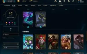 Conta bronze 4 com 85 Champs e 42 Skins