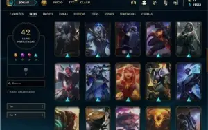 Conta bronze 4 com 85 Champs e 42 Skins