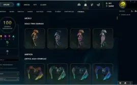 Conta Full champ com 474 skins, excelente. Leia