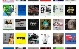 Pack Canva Criativo para Célula Gospel - 80 Artes Editáveis