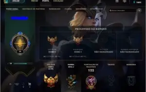 CONTA LEAGUE OF LEGENDS GOLD I