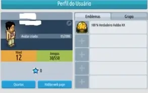 VENDO CONTA HABBO 2008 COM RAROS HC