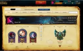 Conta Platina IV LOL