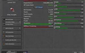 Elite Knight Lvl 357 N-PvP Celebra