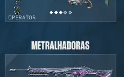 Conta de valorant com 1118.40 reais no valorant e 225 skins