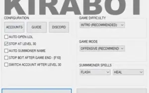melhor bot up de contas lol (KiraBot)(vitalicio)