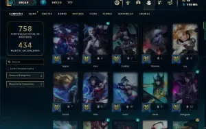 Conta prata 2 com TODOS os champs e 265 Skins ( MAIN ADC )