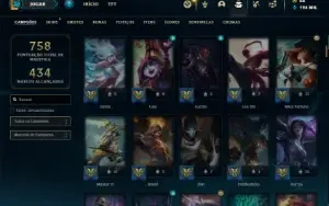 Conta prata 2 com TODOS os champs e 265 Skins ( MAIN ADC )