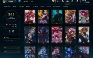 Conta prata 2 com TODOS os champs e 265 Skins ( MAIN ADC )