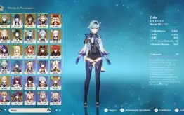 ✨ Conta Genshin AR 59 - 16 Perso. 5* e mais! Veja Descrição!
