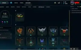 CONTA LVL 159 | 65 SKINS | 132 CHAMPS | OURO 2