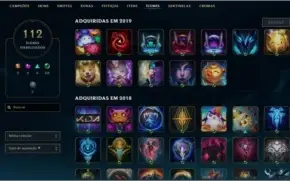 CONTA LVL 159 | 65 SKINS | 132 CHAMPS | OURO 2