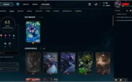 CONTA LVL 159 | 65 SKINS | 132 CHAMPS | OURO 2