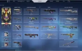 Conta Valorant com varias skins
