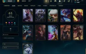 Esmeralda 3 com 110 Champs e 65 Skins + 1 Prestigio da Kaisa