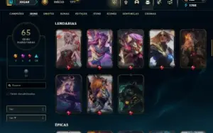 Esmeralda 3 com 110 Champs e 65 Skins + 1 Prestigio da Kaisa
