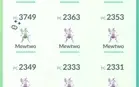 CONTA POKEMON GO SHINY MEWTWO E 9 MEWTWOS