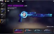 Vendo conta de Free fire, com barbinha, angelical azul😄