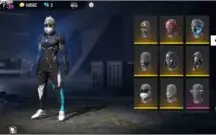 Vendo conta de Free fire, com barbinha, angelical azul😄