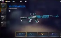 Vendo conta de Free fire, com barbinha, angelical azul😄