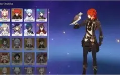 Conta Genshin Impact AR 7 - Diluc - 4* Weapons/Armas