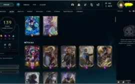 CONTA PRATA 4 SOLO/DUO, FLEX UNRANKED, LVL 342, 139 SKINS