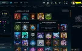 CONTA PRATA 4 SOLO/DUO, FLEX UNRANKED, LVL 342, 139 SKINS