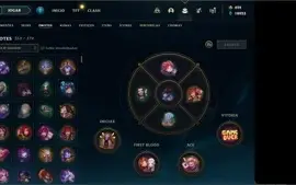 Conta league of legends, 1326 skins