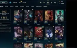 Conta league of legends, 1326 skins