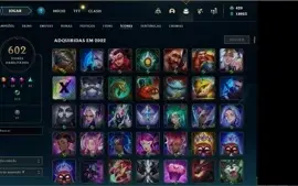 Conta league of legends, 1326 skins