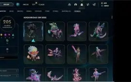 Conta league of legends, 1326 skins