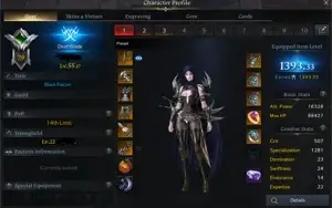 [Kazeros] Deathblade 55 1393 iLvL + 2 alt T3