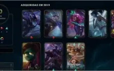 CONTA PRATA 1 COM SKINS LEGAIS