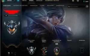 CONTA PRATA 1 COM SKINS LEGAIS