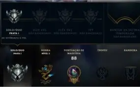 CONTA PRATA 1 COM SKINS LEGAIS