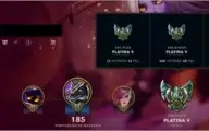 Conta platina 5 nas 3 filas
