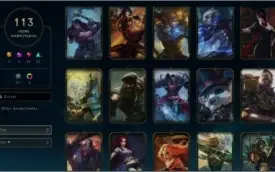 Conta League of legends 113 skins 125 campeões platina 1