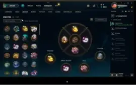 CONTA LOL NIVEL 107 MMR GOLD 27 SKIN