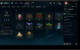 CONTA LOL NIVEL 107 MMR GOLD 27 SKIN