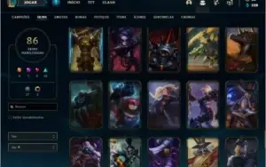 Conta Unraqued League of legends
