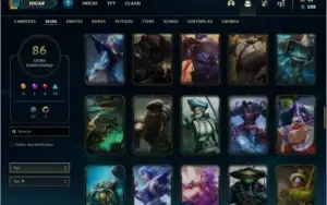 Conta Unraqued League of legends