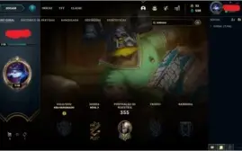 Conta Unraqued League of legends
