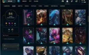 Conta Unraqued League of legends